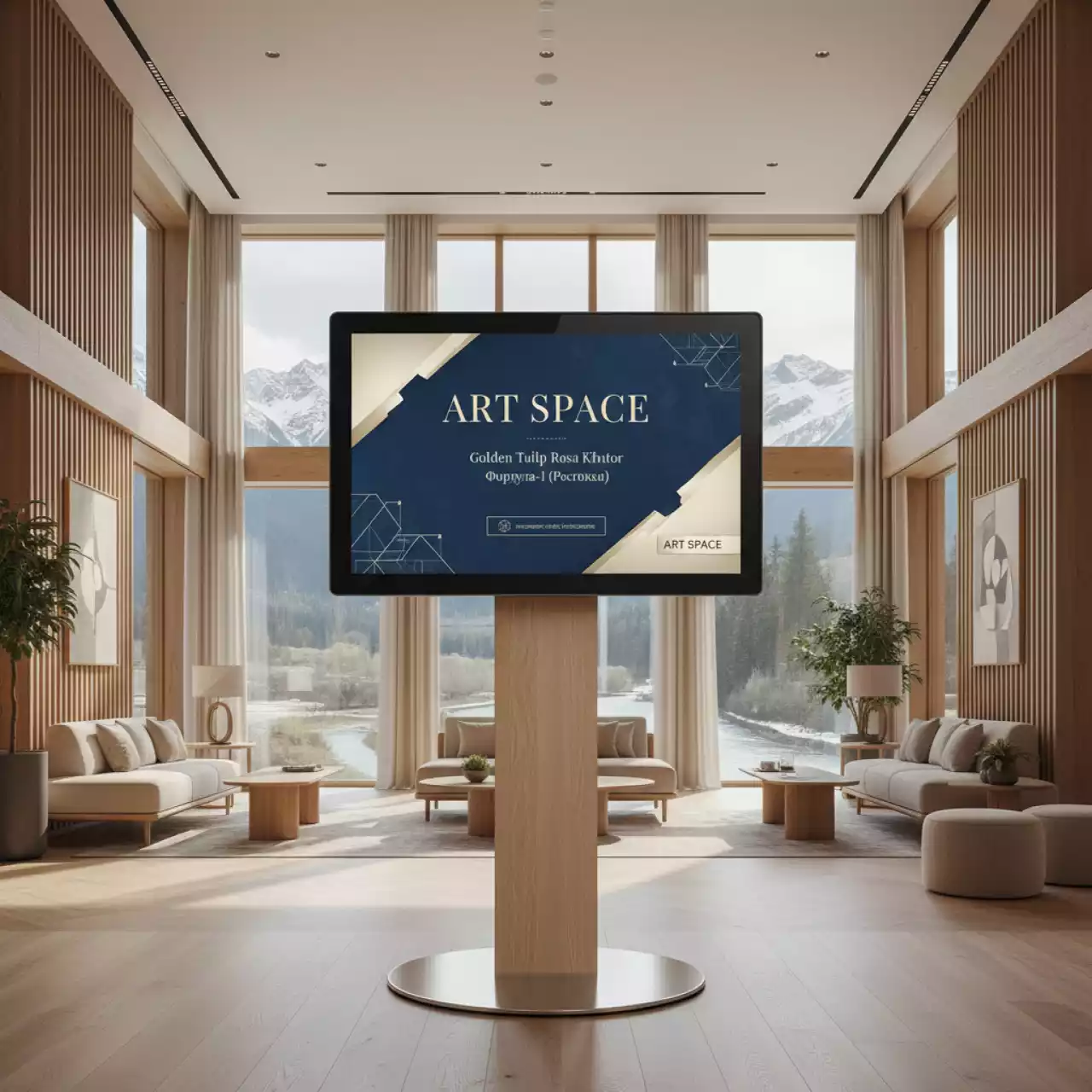 Аренда Монитор сенсорный 32" в Golden Tulip Rosa Khutor — ART SPACE