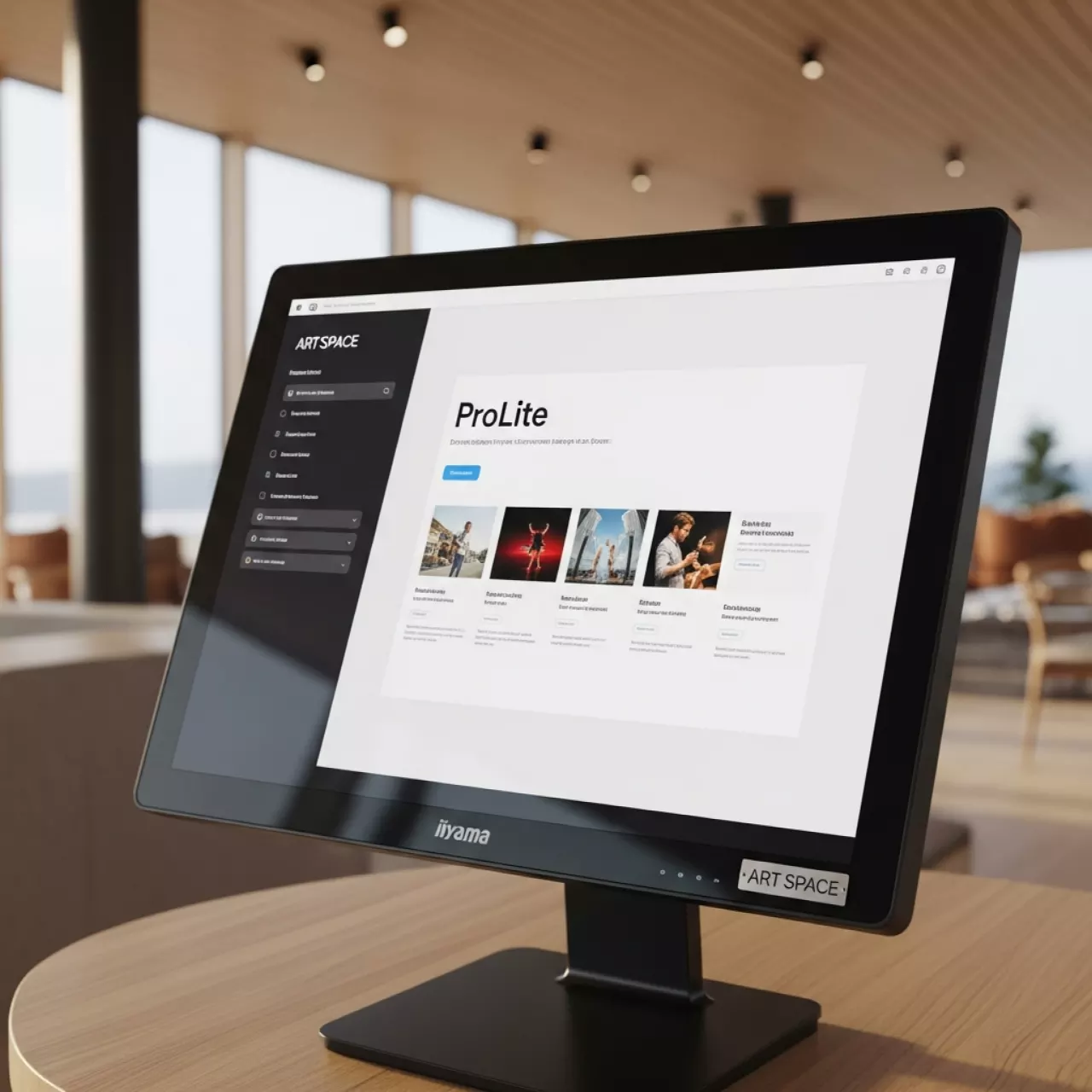 Аренда Монитор сенсорный Iiyama ProLite T2250MTS MultiTouch 22" в пляжном комплексе VinoGrad — ART SPACE