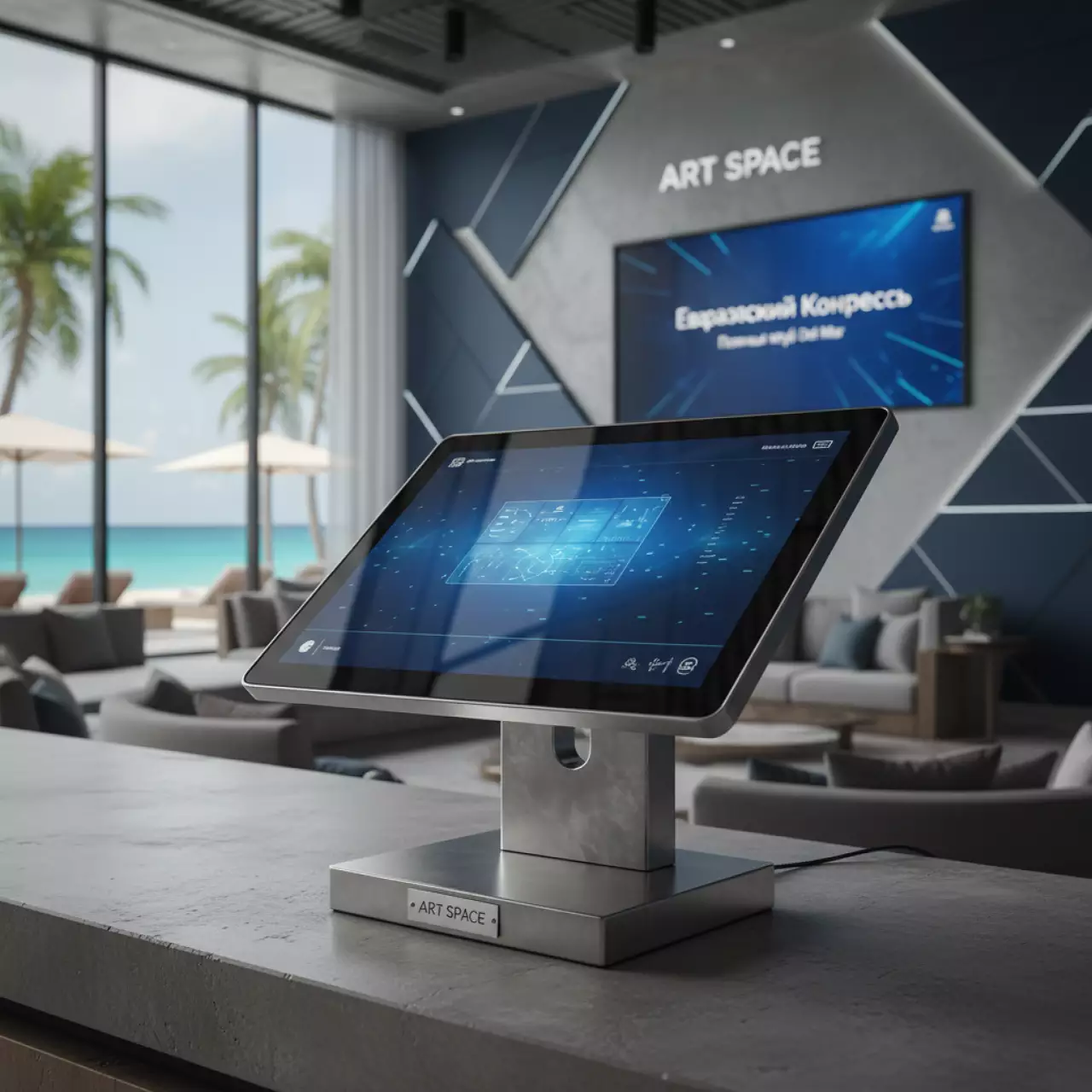 Аренда Монитор сенсорный настольный 15 дюймовый Iiyama T1532MSC B3X в пляжном клубе Del Mar — ART SPACE