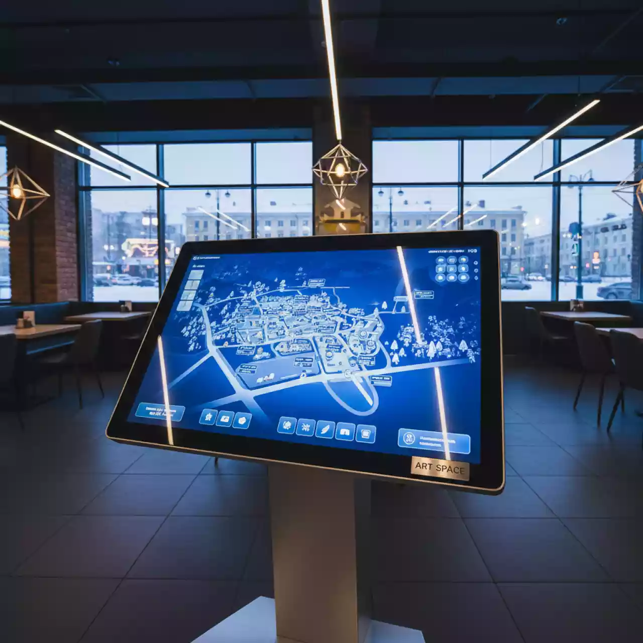 Аренда Монитор сенсорный широкоформатный T2336MSC B2 23” интерактивный в ресторане «Плакучая Ива» — ART SPACE