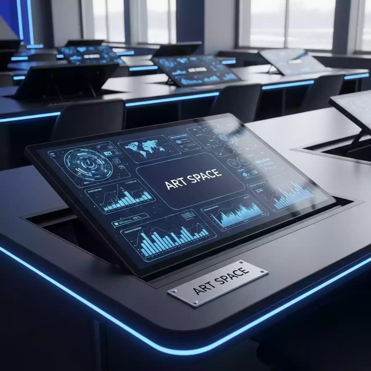 Аренда Монитор выдвижной сенсорный AV Kompleks ABK 23,6 в Университете «Сириус» — ART SPACE