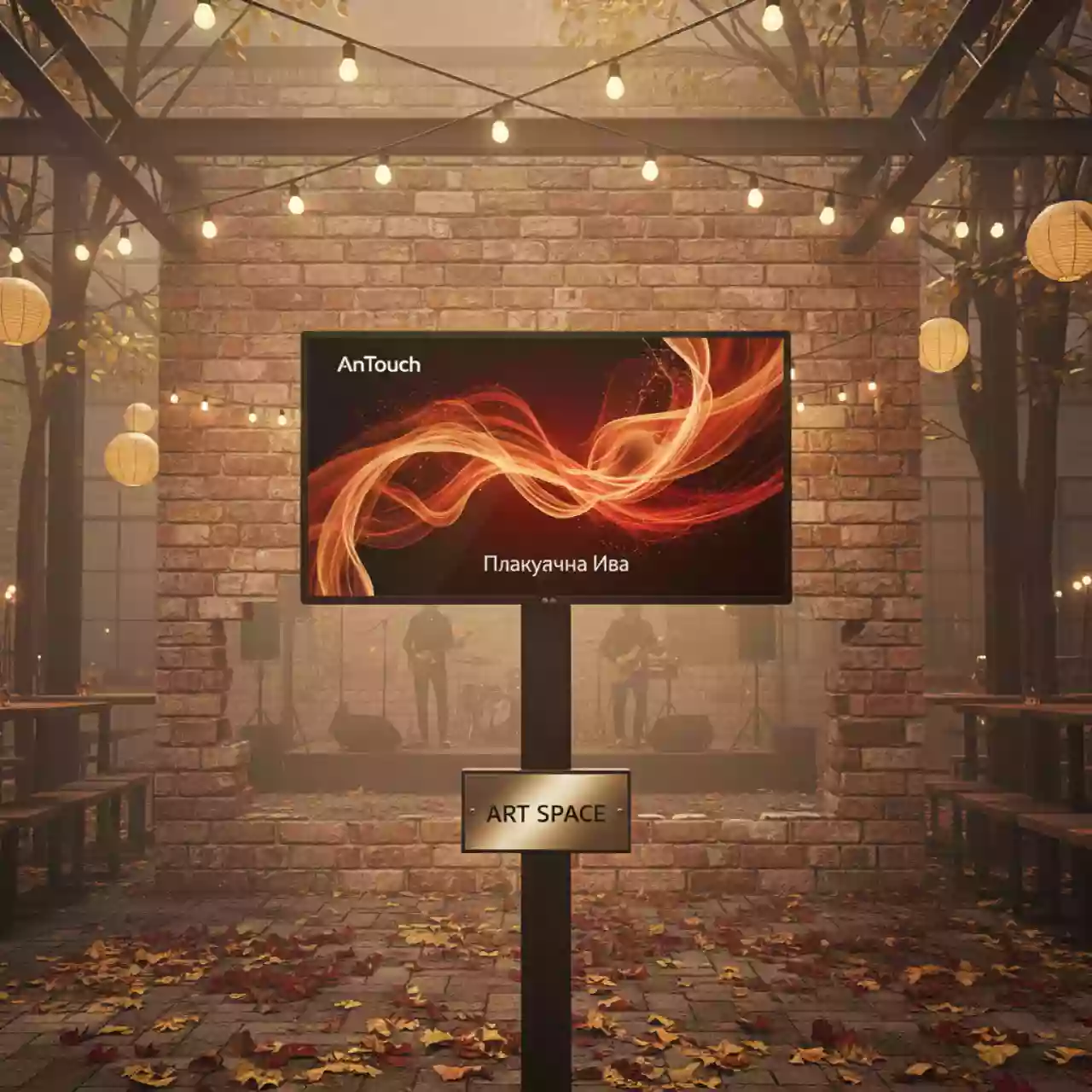 Аренда Монитора сенсорного встраиваемого AnTouch ANT 238P 23,8 в ресторане «Плакучая Ива» — ART SPACE