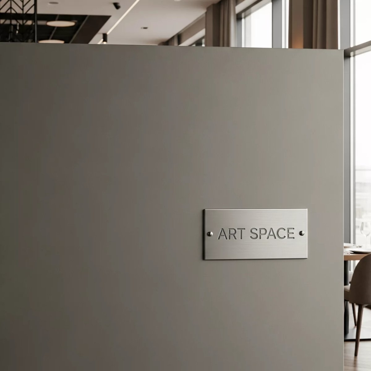 Аренда Моно серо бежевый матовый в ресторане «La Terrazza» — ART SPACE