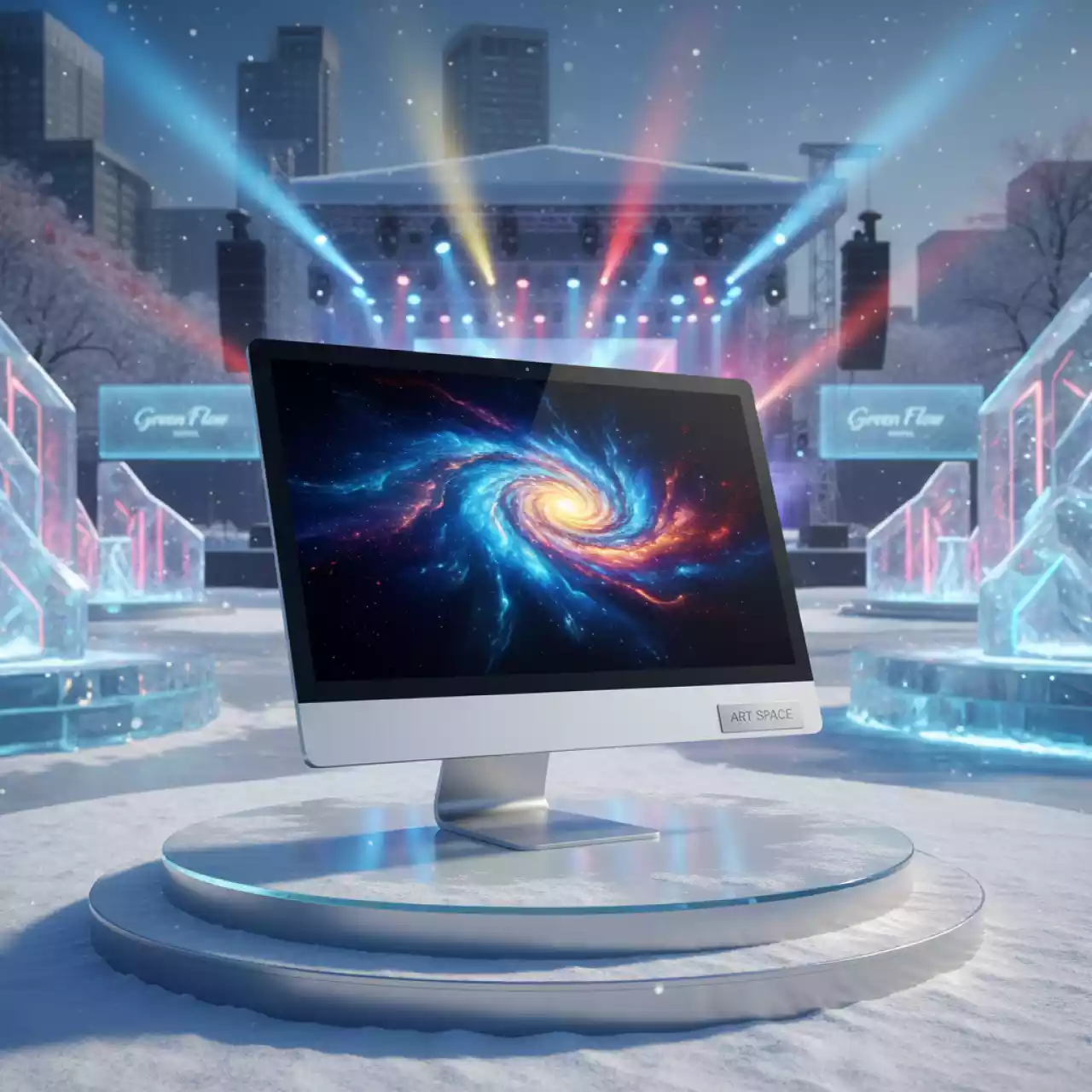 Аренда Моноблок 23,8 дюйма Green Flow Hotel — ART SPACE