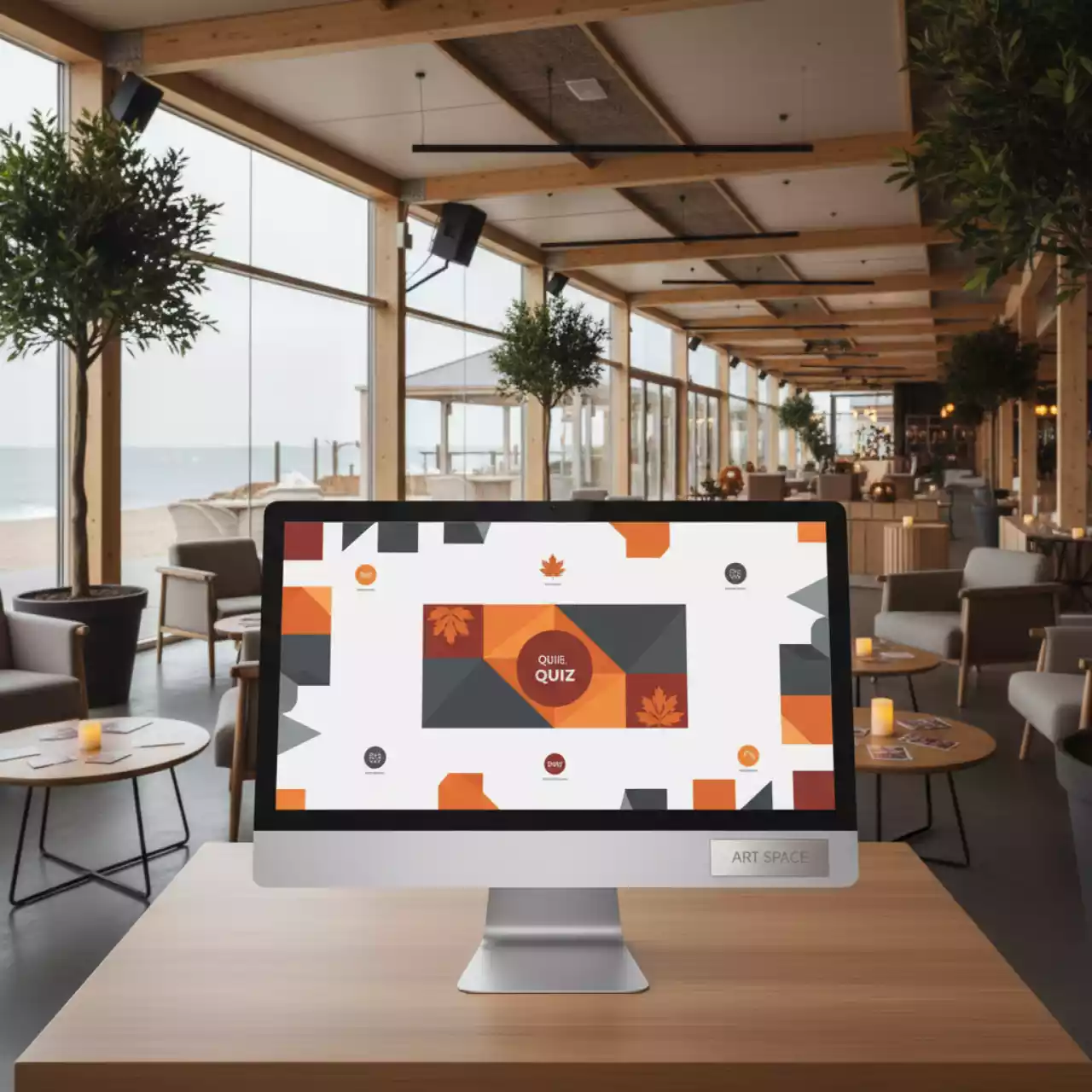 Аренда Моноблок Amur Тигр H6I12 23,8" Full HD i5 12400 16GB SSD 512GB в пляжном комплексе VinoGrad — ART SPACE