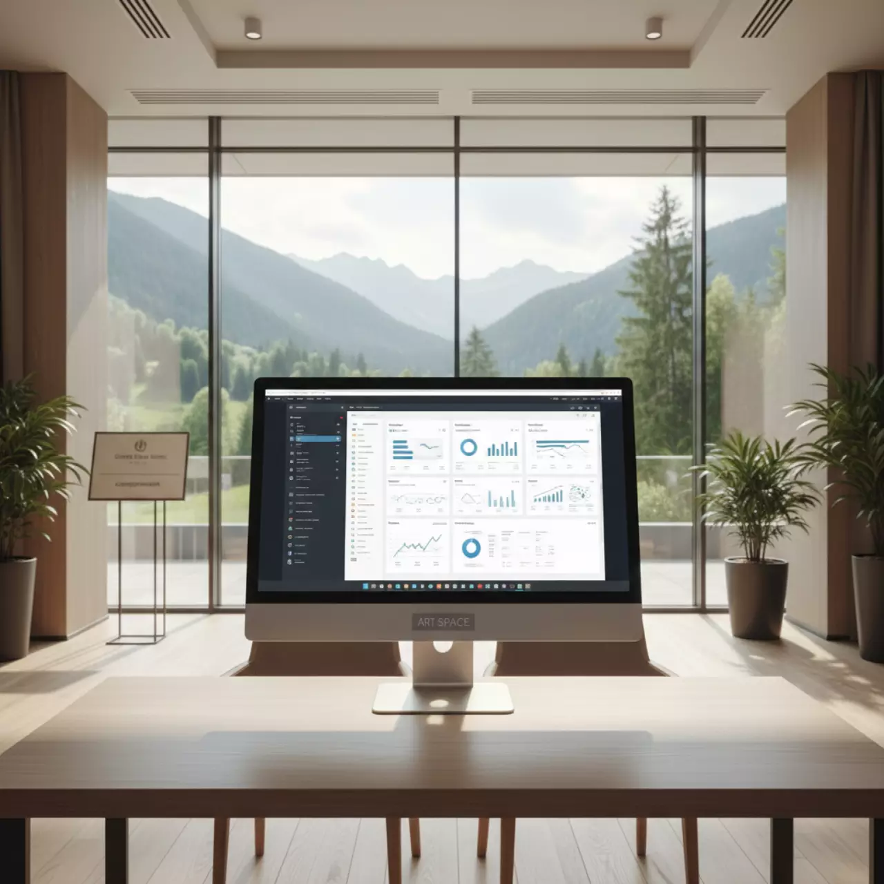 Аренда Моноблок Ancomp 238P rev 1 23,8" 124008256 в Green Flow Hotel — ART SPACE