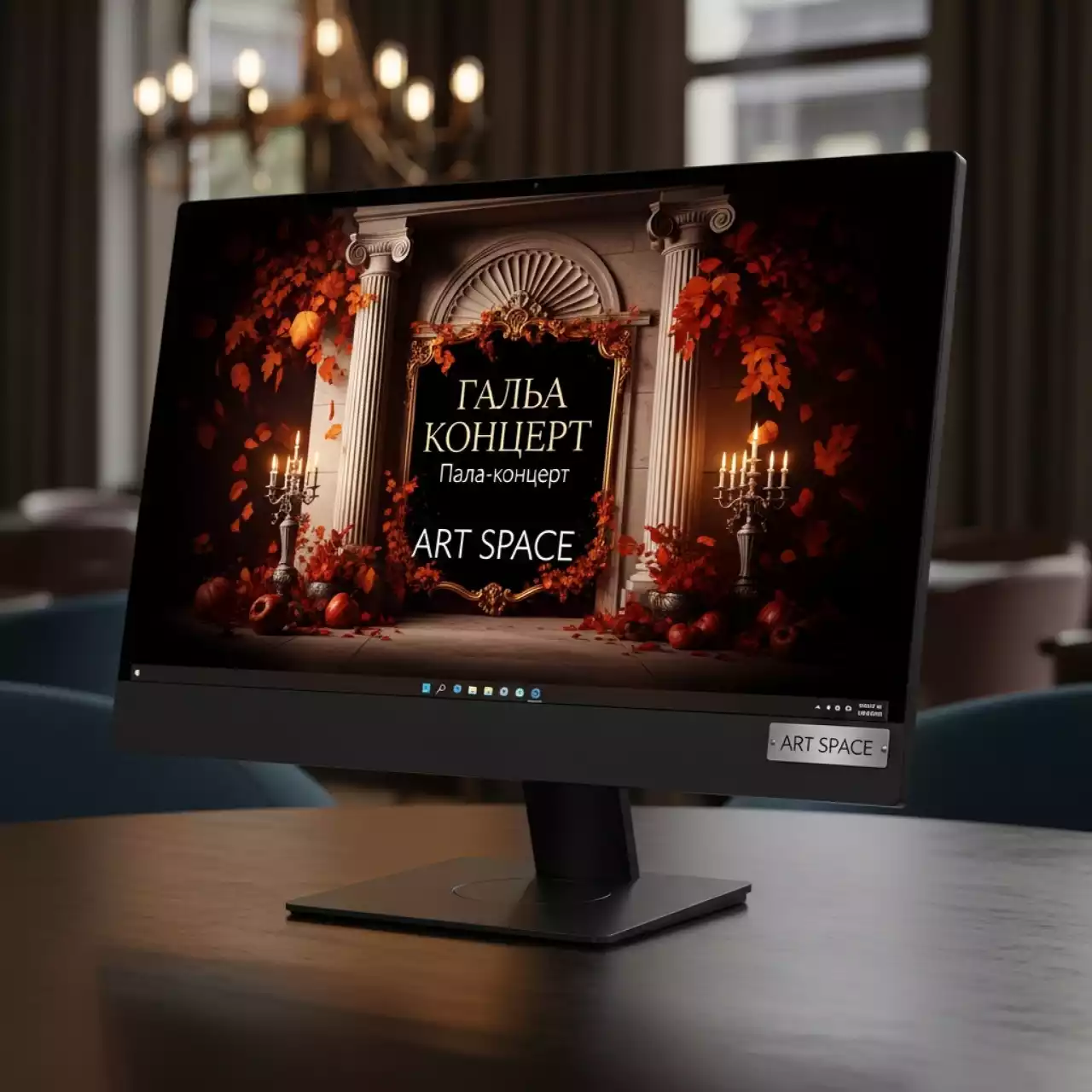 Аренда Моноблок Kvadra A20 NT 23,8" FHD Core i5 16GB SSD 512GB черный в ресторане «D.O.M» — ART SPACE