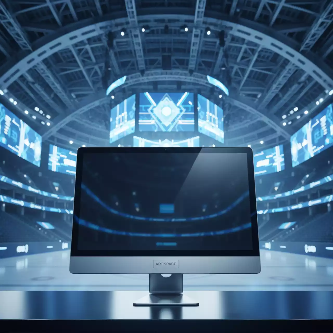 Аренда Моноблок Тесла P24WP i3 16GB SSD 500GB 23,8 FullHD в ледовом дворце «Большой» — ART SPACE