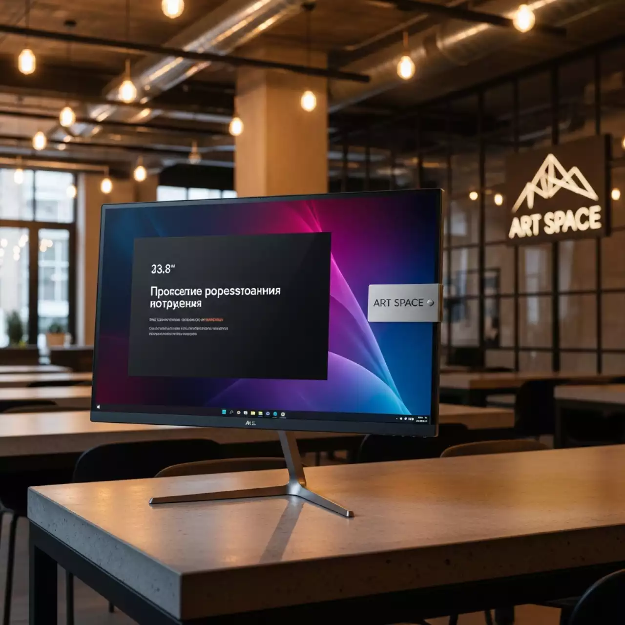 Аренда Моноблок Тесла P24WP i3 23,8 FullHD в Маринс Парк Отеле — ART SPACE