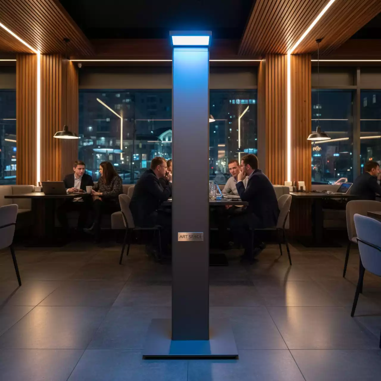 Аренда Монототем сценический в ресторане «Баран-Рапан» — ART SPACE