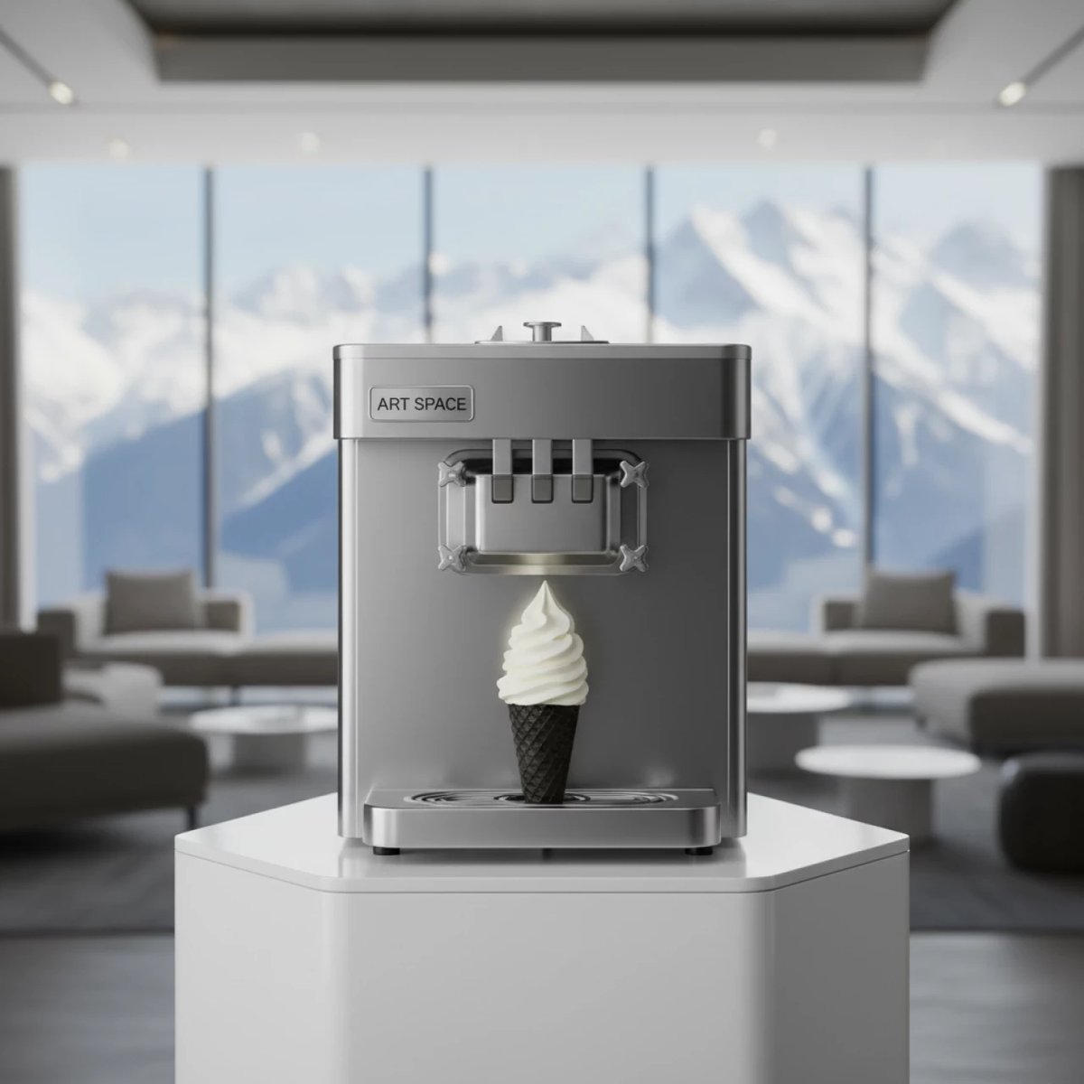 Аренда Мороженое мягкое на курорте «Газпром» (Альпика) — ART SPACE