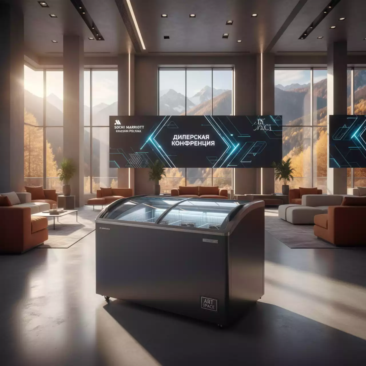 Аренда Морозильные лари в Sochi Marriott Krasnaya Polyana — ART SPACE