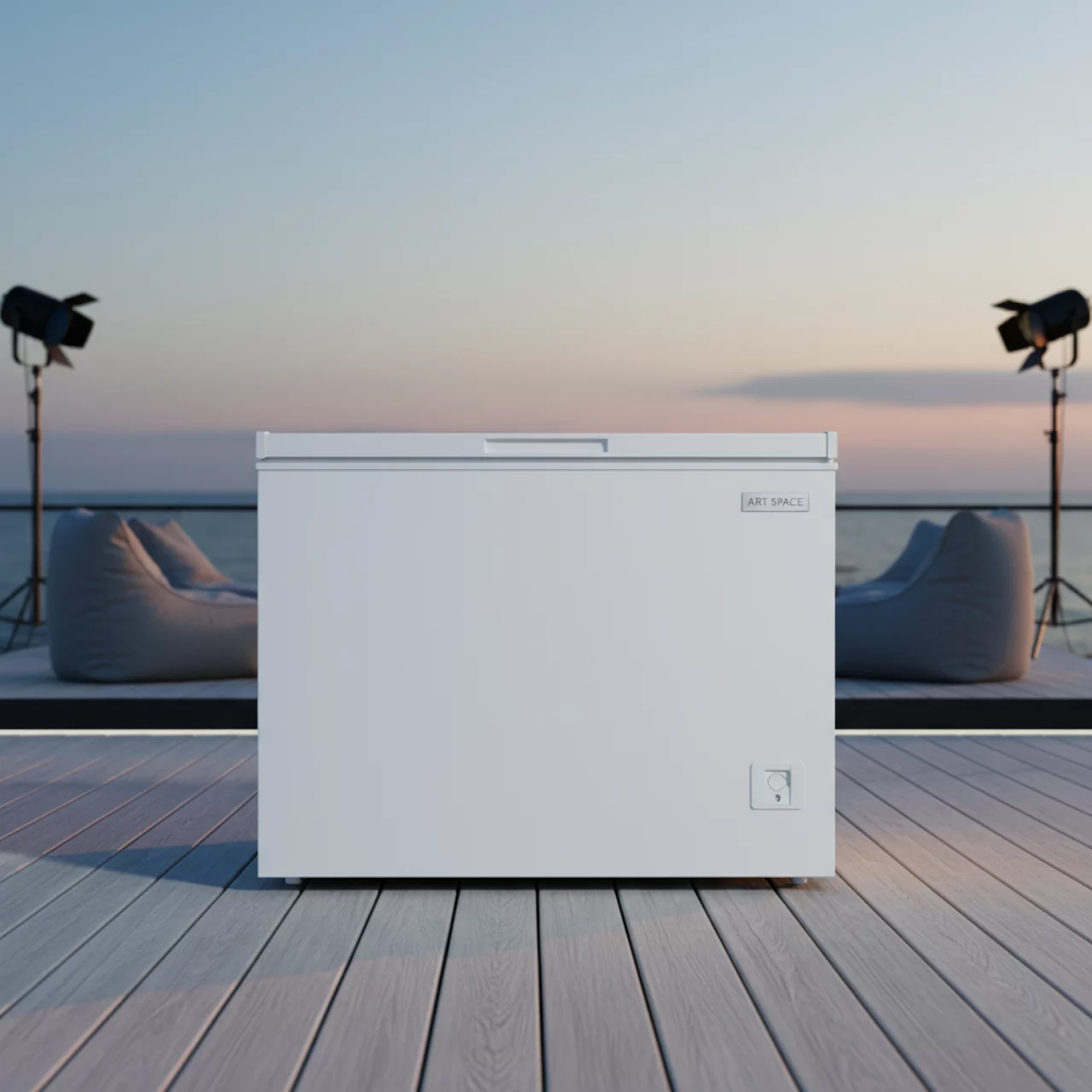 Аренда Морозильный ларь 142 л 0,054 кВт на Имеретинской набережной — ART SPACE