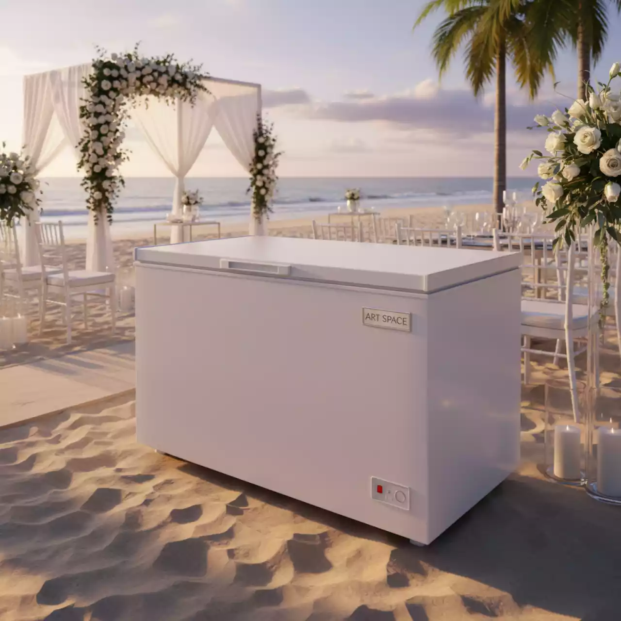 Аренда Морозильный ларь 200 л на пляже «Ривьера» — ART SPACE