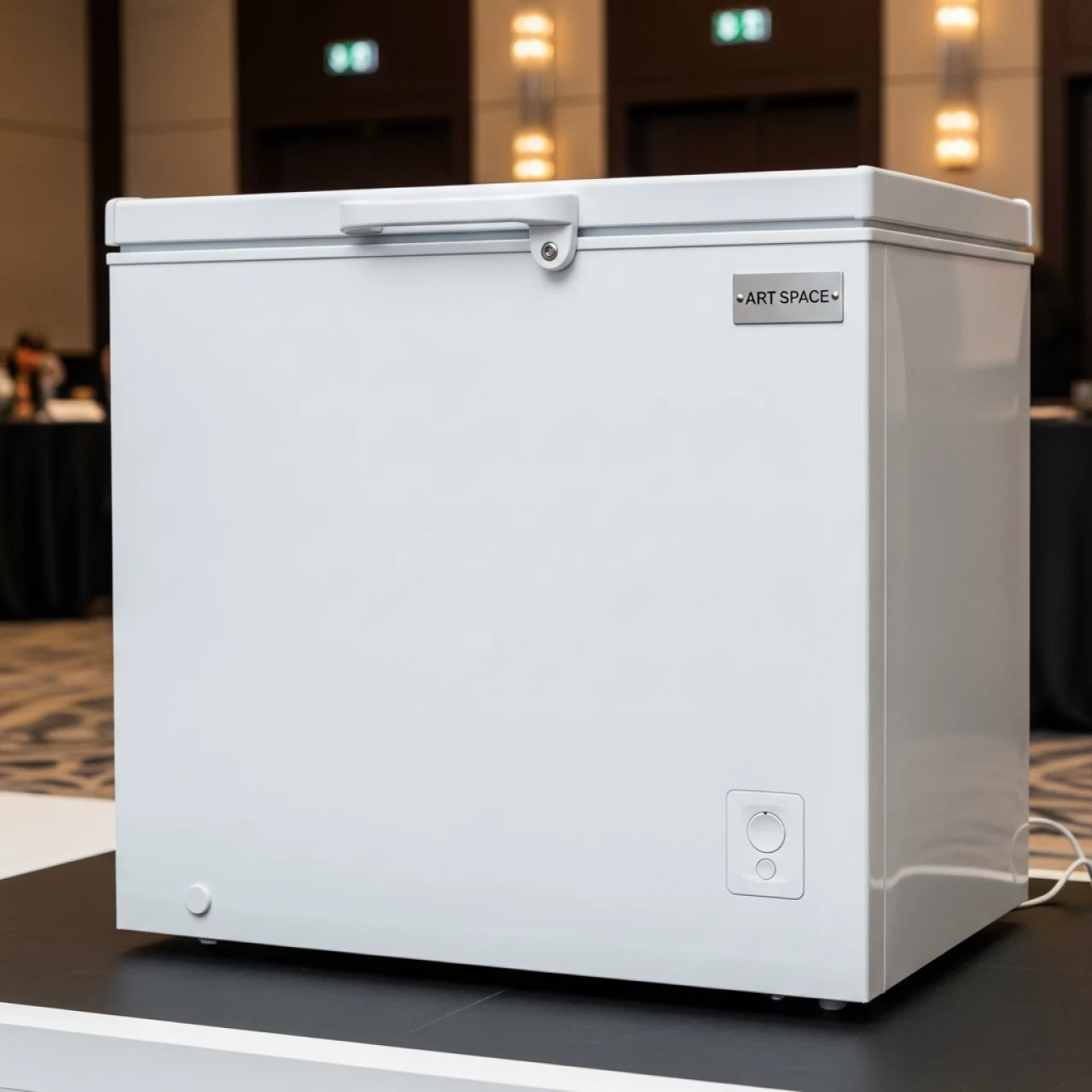 Аренда Морозильный ларь большой белый 600 л в Panorama by Mercure — ART SPACE