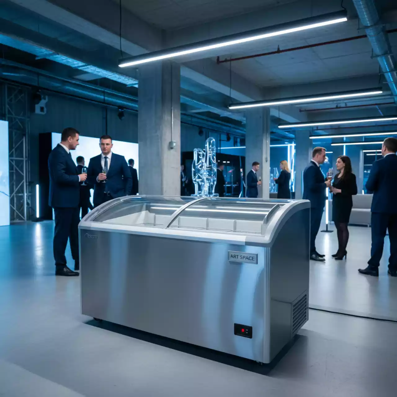 Аренда Морозильный ларь Derby F 28 в VK Stadium Sirius — ART SPACE