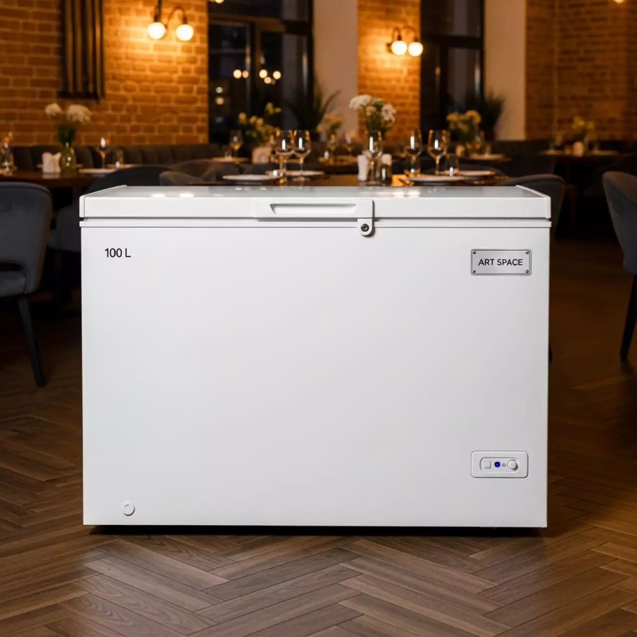 Аренда Морозильный ларь малый 100 л R4E 00224 в ресторане «Плакучая Ива» — ART SPACE