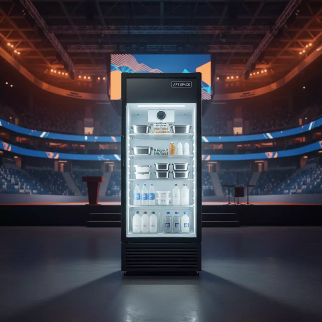 Аренда Морозильный шкаф 80 л в ледовой арене «Шайба» — ART SPACE