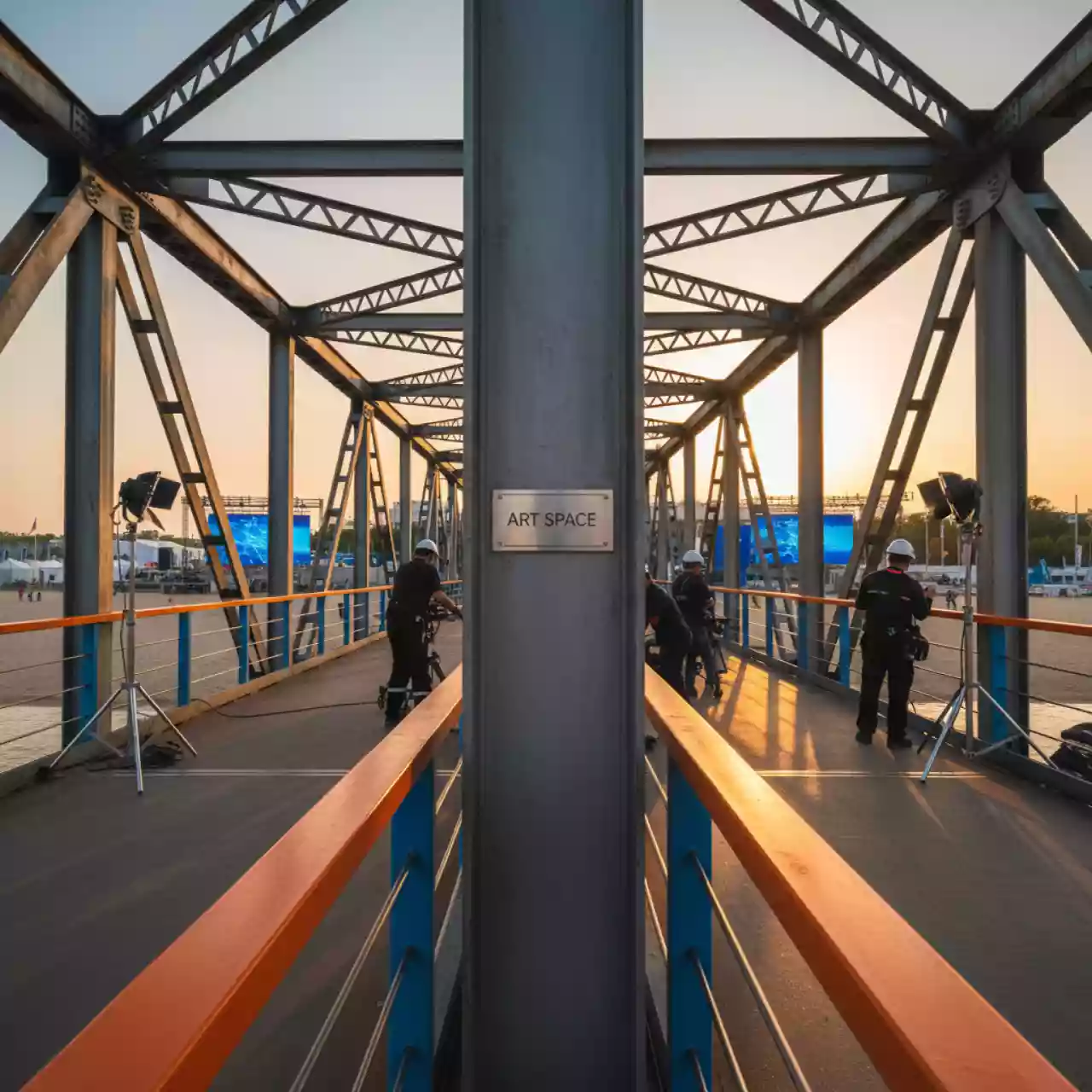 Аренда Мостовых и Переездов на пляже «Ривьера» — ART SPACE