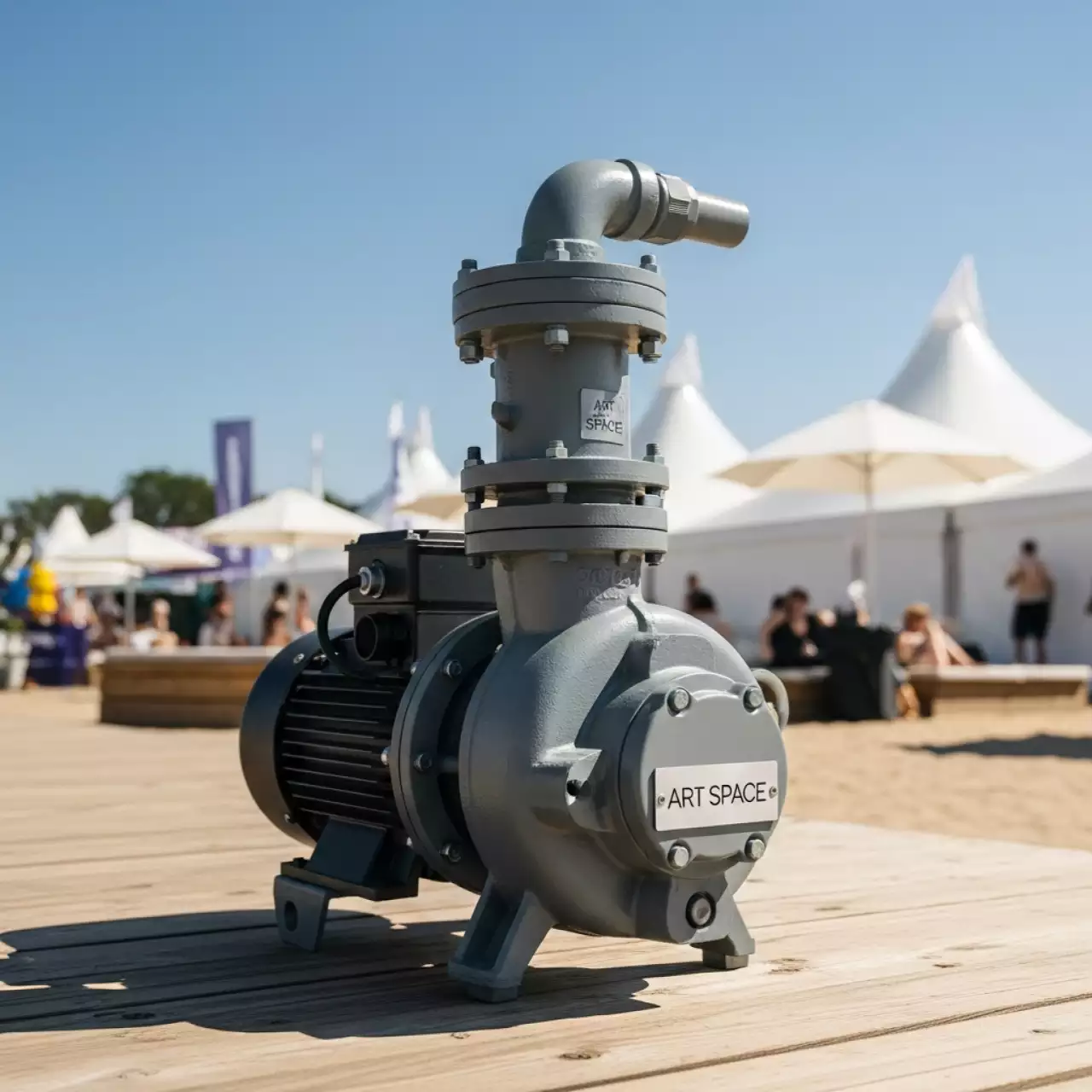 Аренда Мотопомпа шламовая Kirk TWP 1300 на пляжных клубах Хосты — ART SPACE