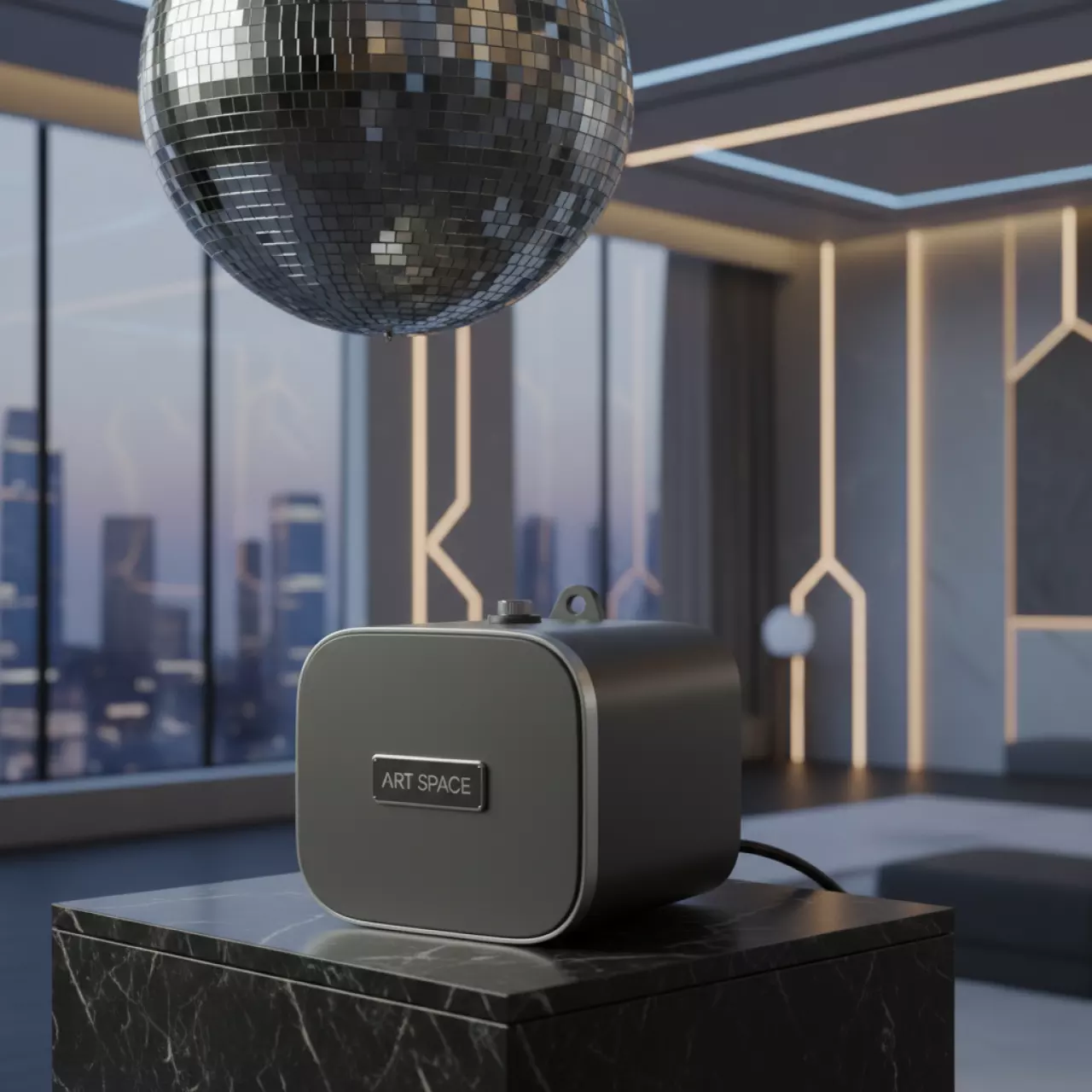 Аренда Мотор мини для диско шара до 5 кг в Stella di Mosca — ART SPACE