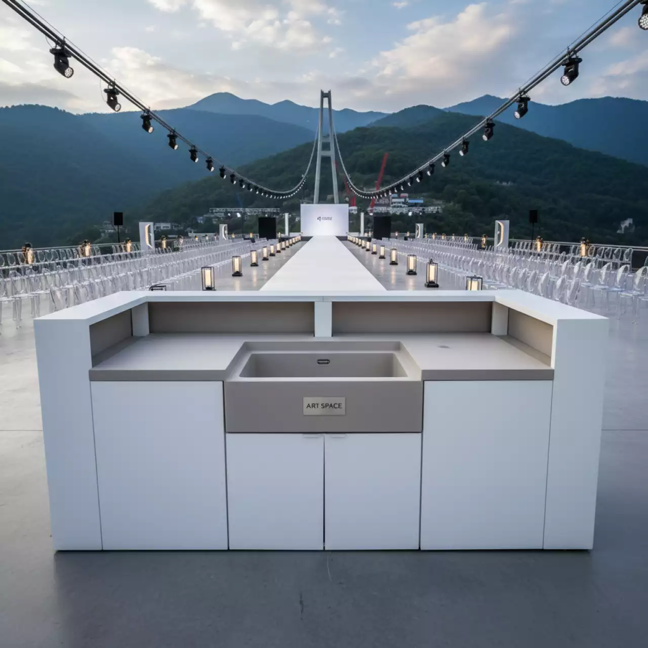 Аренда Мойка Jumbo Break Sink для пластиковой барной стойки в Skypark Sochi — ART SPACE