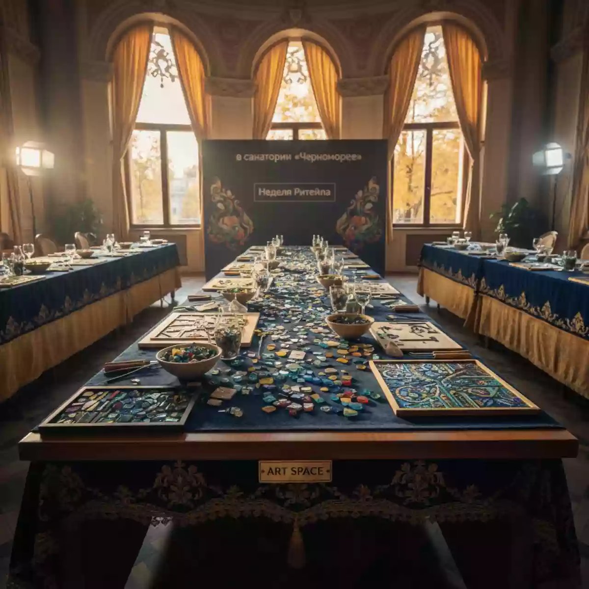 Аренда Мозаика мастер класс в санатории «Черноморье» — ART SPACE