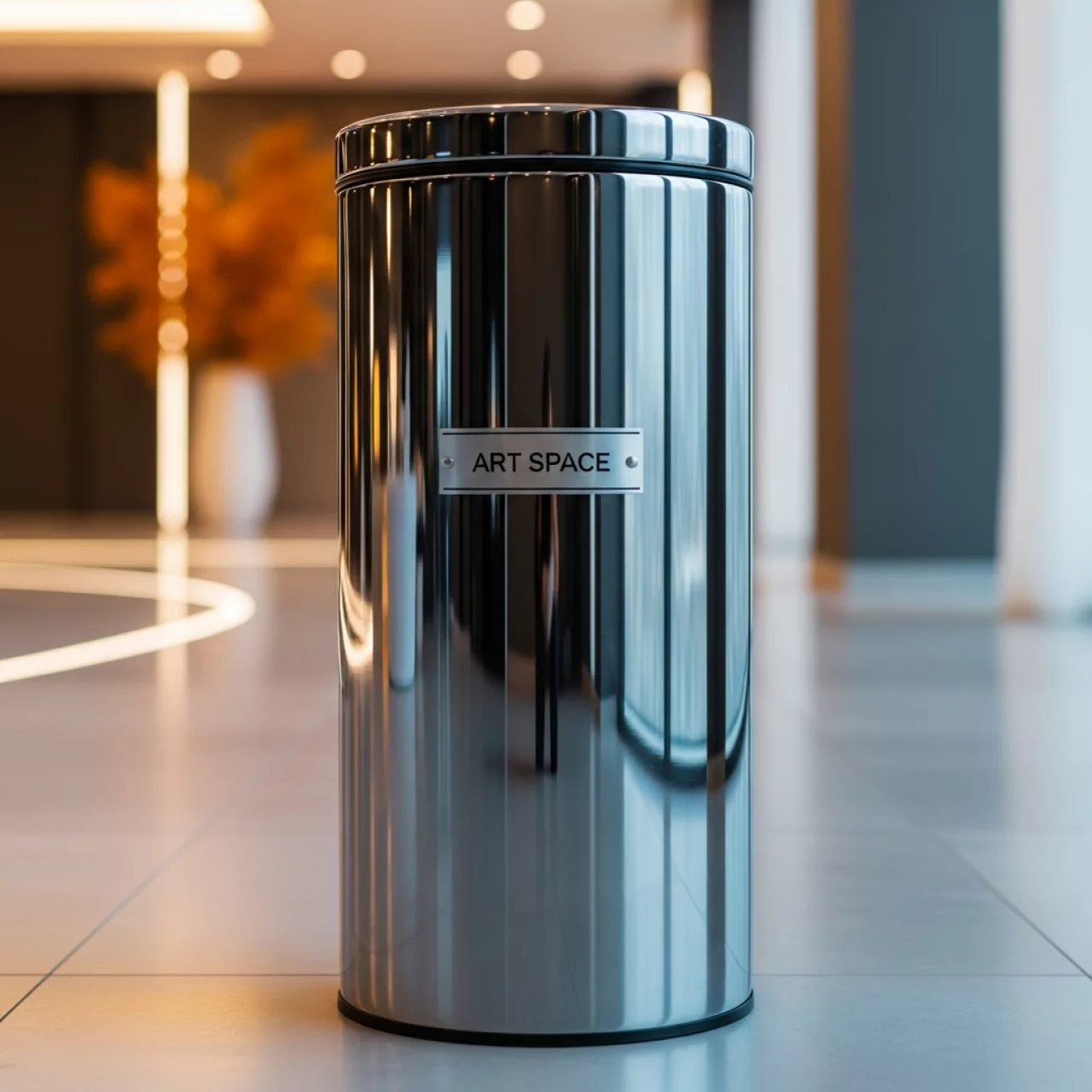 Аренда Мусорное ведро Chrome 12 л в Boutique Hotel PORTUM 1905 — ART SPACE