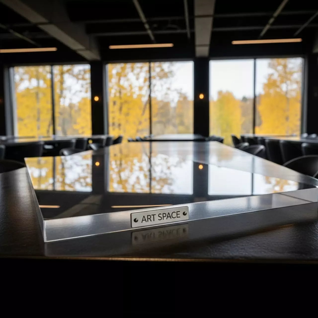 Аренда Мягкое стекло 2,5 мм 2400х900 мм в ресторане «Voda» — ART SPACE