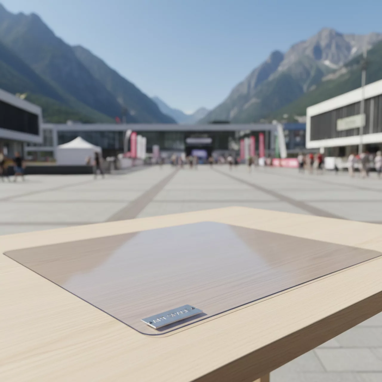 Аренда Мягкое стекло 2,5 мм 900х600 на Медальной площади — ART SPACE