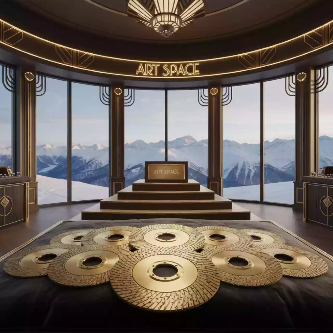 Аренда Набор алмазных дисков DLT для гравера с титановым покрытием 6 50 мм 10 шт на площадке Rosa Peak (2320м) — ART SPACE