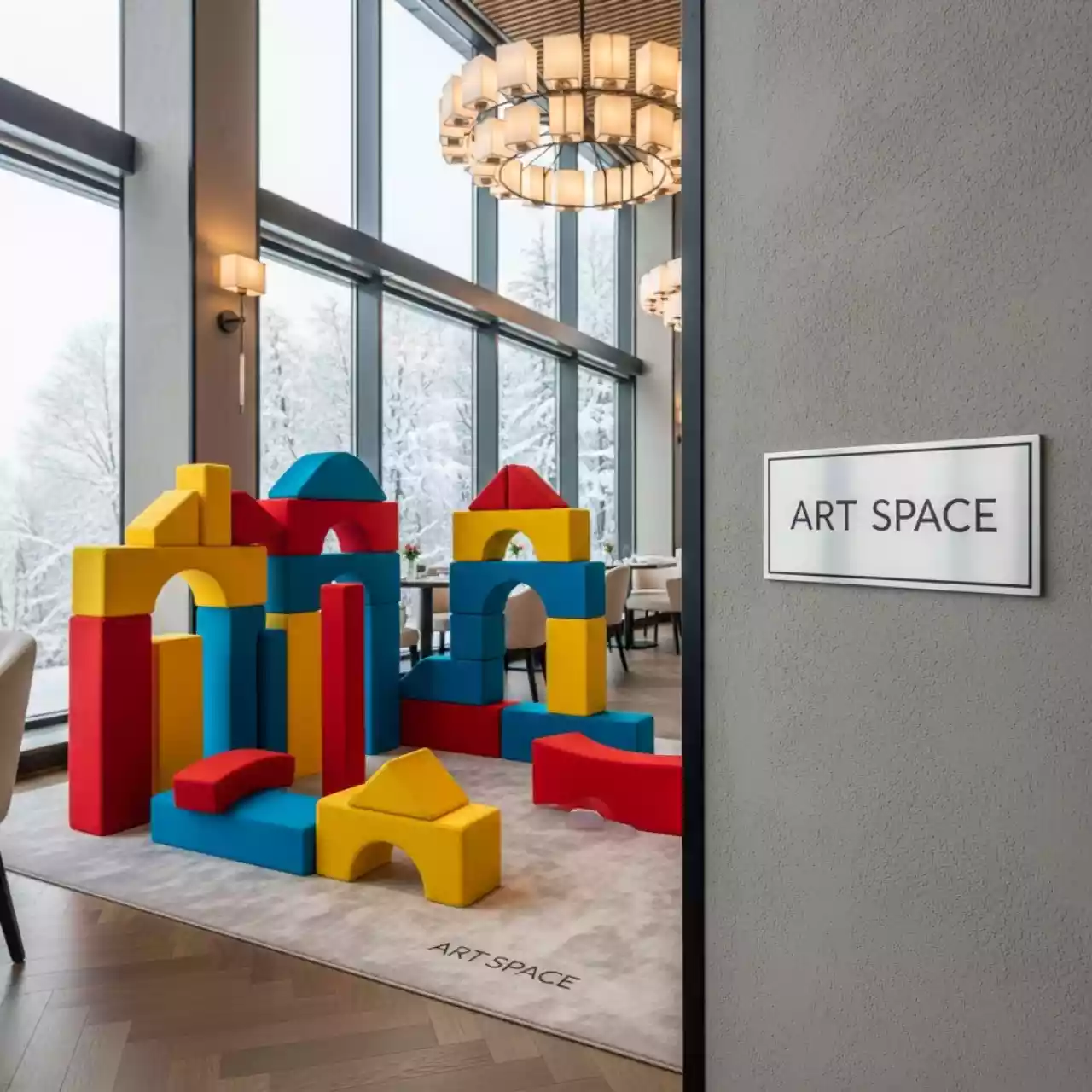 Аренда Набор базовый Lego мягкие кирпичи Soft в ресторане «La Terrazza» — ART SPACE