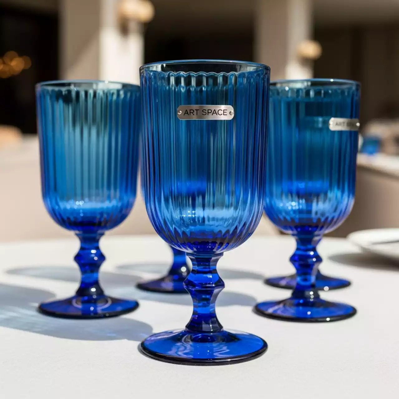 Аренда Набор бокалов Лира синий в отеле Hyatt Regency Sochi — ART SPACE
