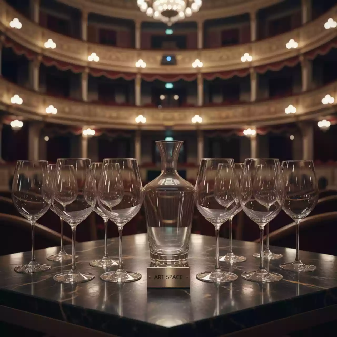 Аренда Набор бокалов Опера в Зимнем театре — ART SPACE