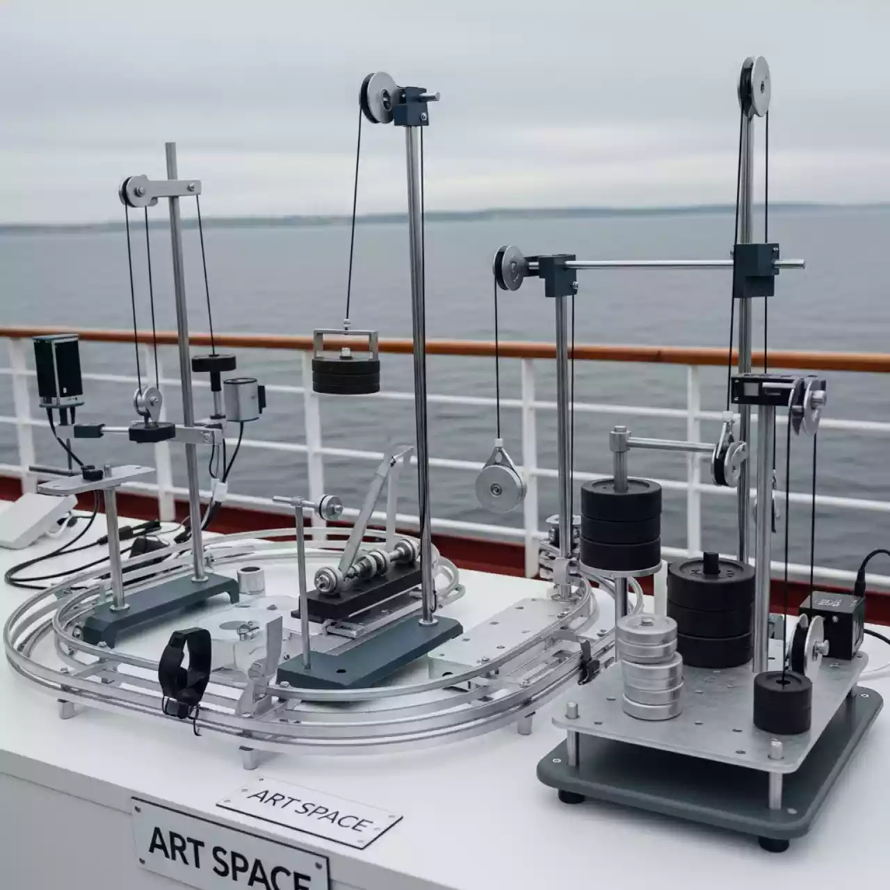 Аренда Набор демонстрационного оборудования Прямолинейное движение Динамика PHYWE на теплоходе «Дагомыс» — ART SPACE