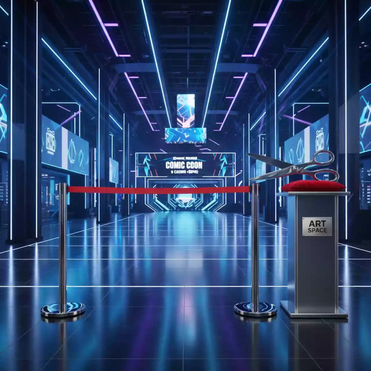 Аренда Набор для церемонии открытия красный в хроме № 7 в казино «Сочи» — ART SPACE