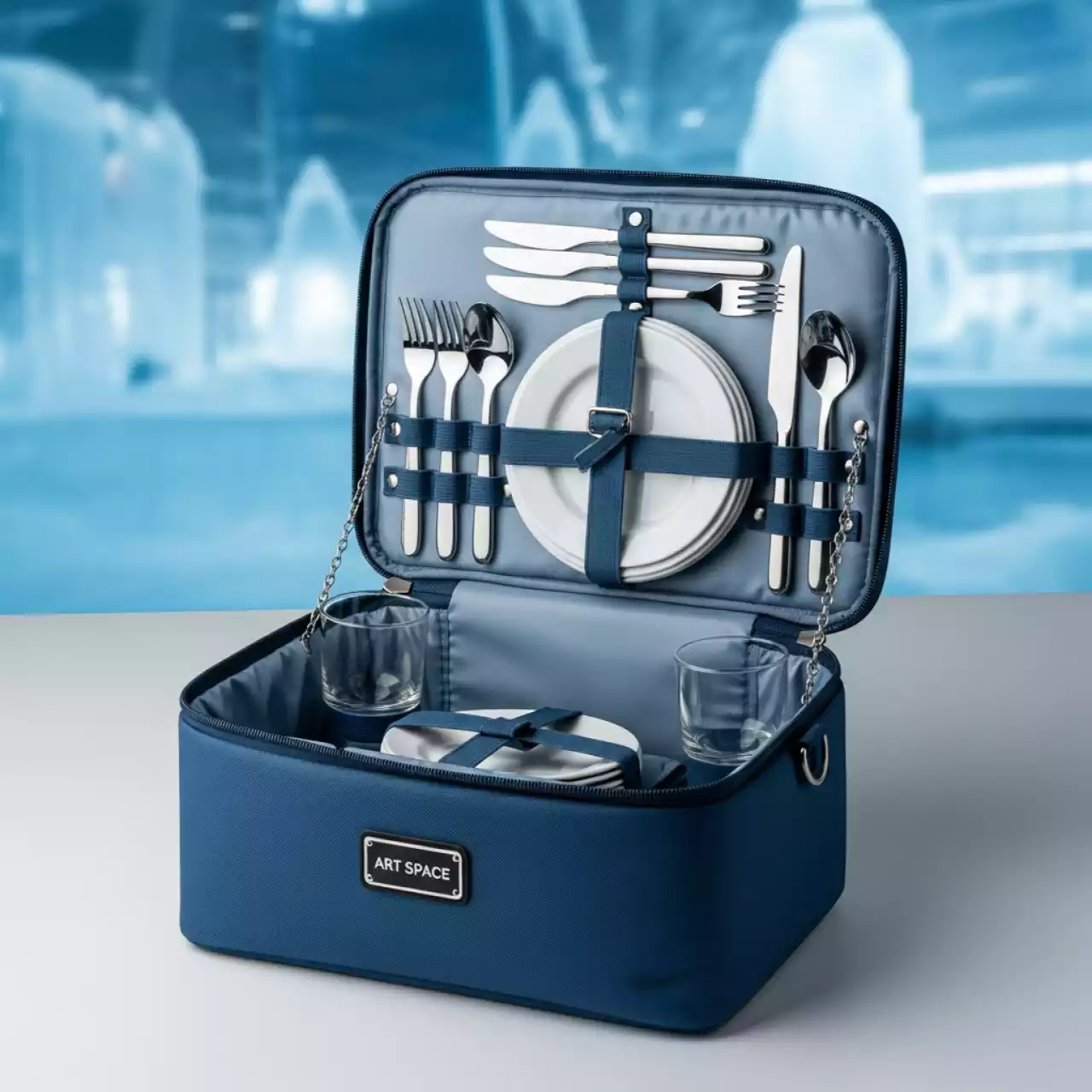 Аренда Набор для пикника Green Glade T3063 синий в Ледовом дворце «Айсберг» — ART SPACE