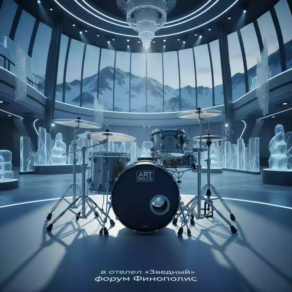 Аренда Набор для ударных Maxi в отеле «Звездный» — ART SPACE