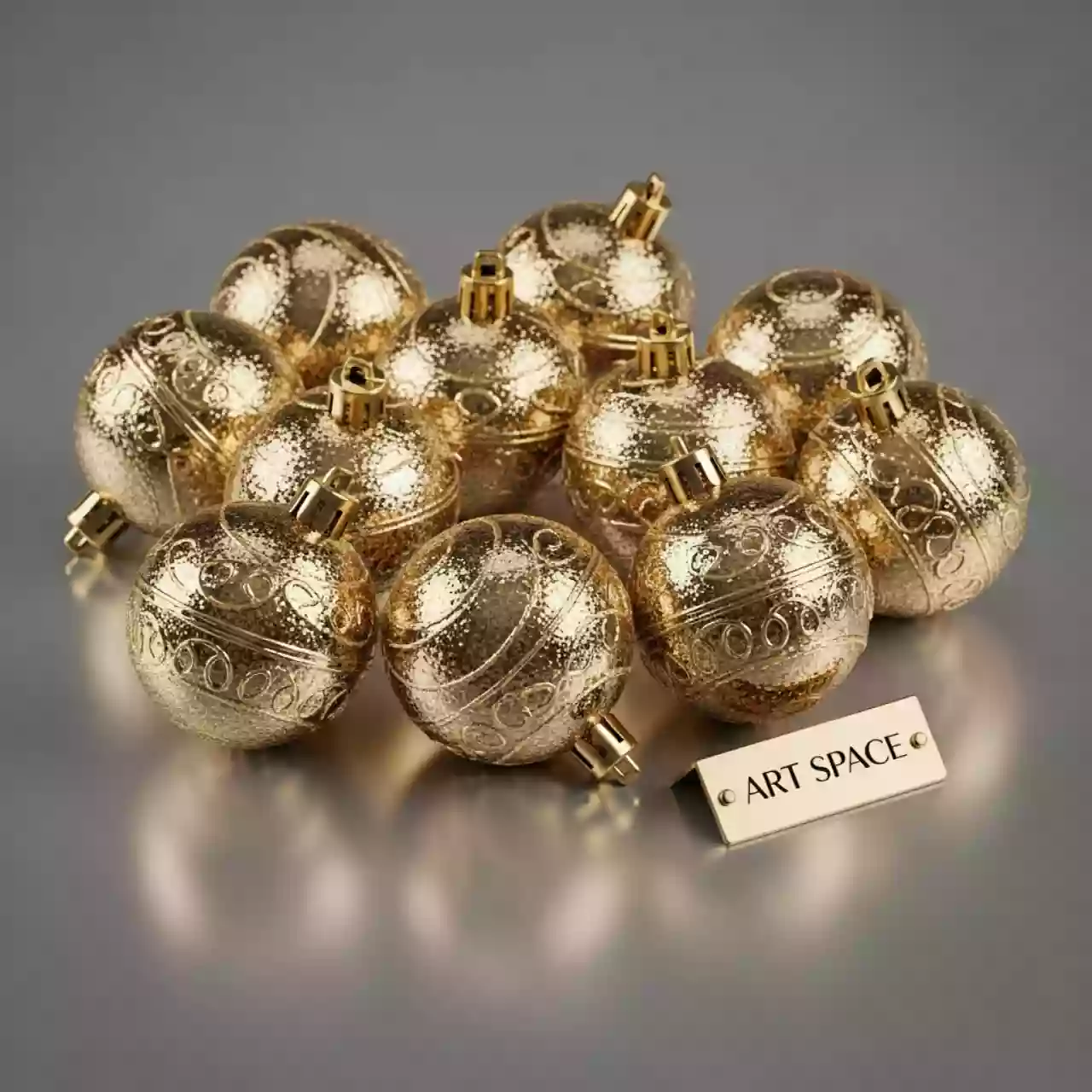 Аренда Набор ёлочных шаров Winter Glade в Boutique Hotel PORTUM 1905 — ART SPACE