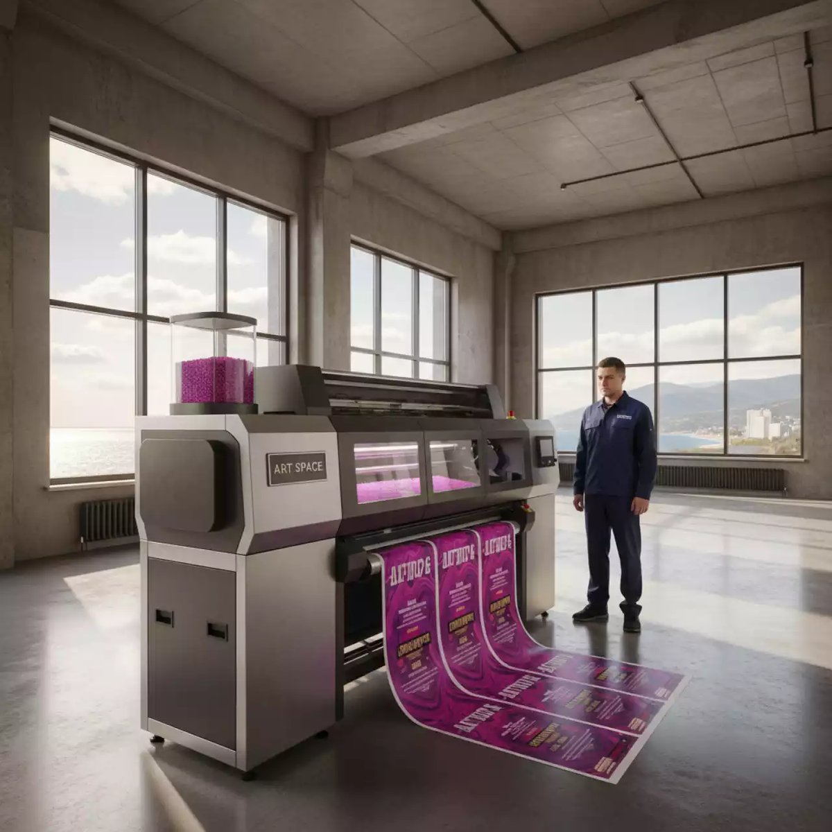 Аренда Набор картриджей ColorWave 500 Magenta 4х500 гр на Имеретинской набережной — ART SPACE