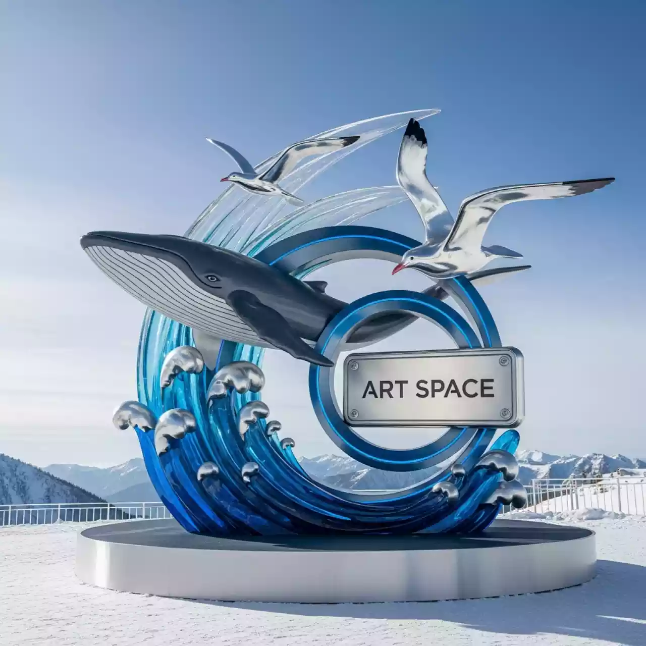 Аренда Набор кит чайка и круг в Skypark Sochi — ART SPACE