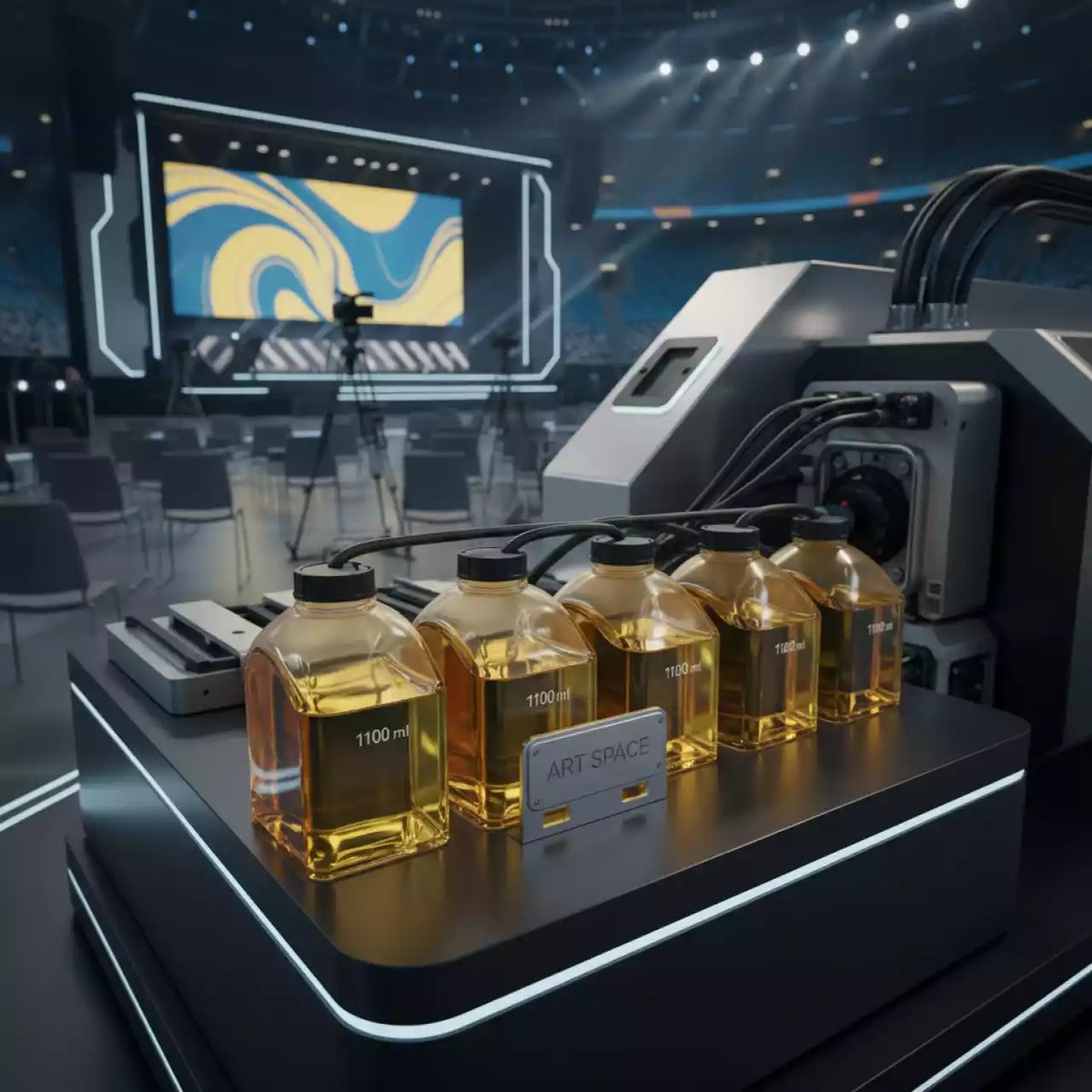 Аренда Набор контейнеров Epson UltraChrome DS Ink Yellow 6 x 1100 мл на арене «Фишт» — ART SPACE