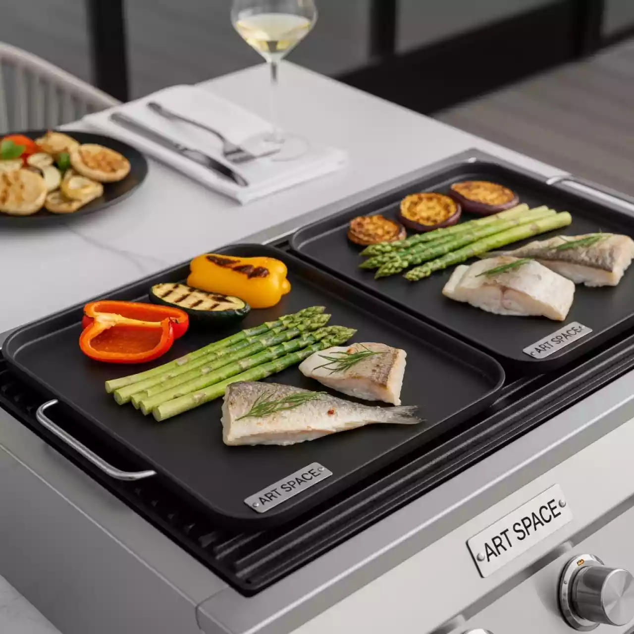 Аренда Набор ковриков антипригарных для гриля 30х30 см в ресторане «Voda» — ART SPACE