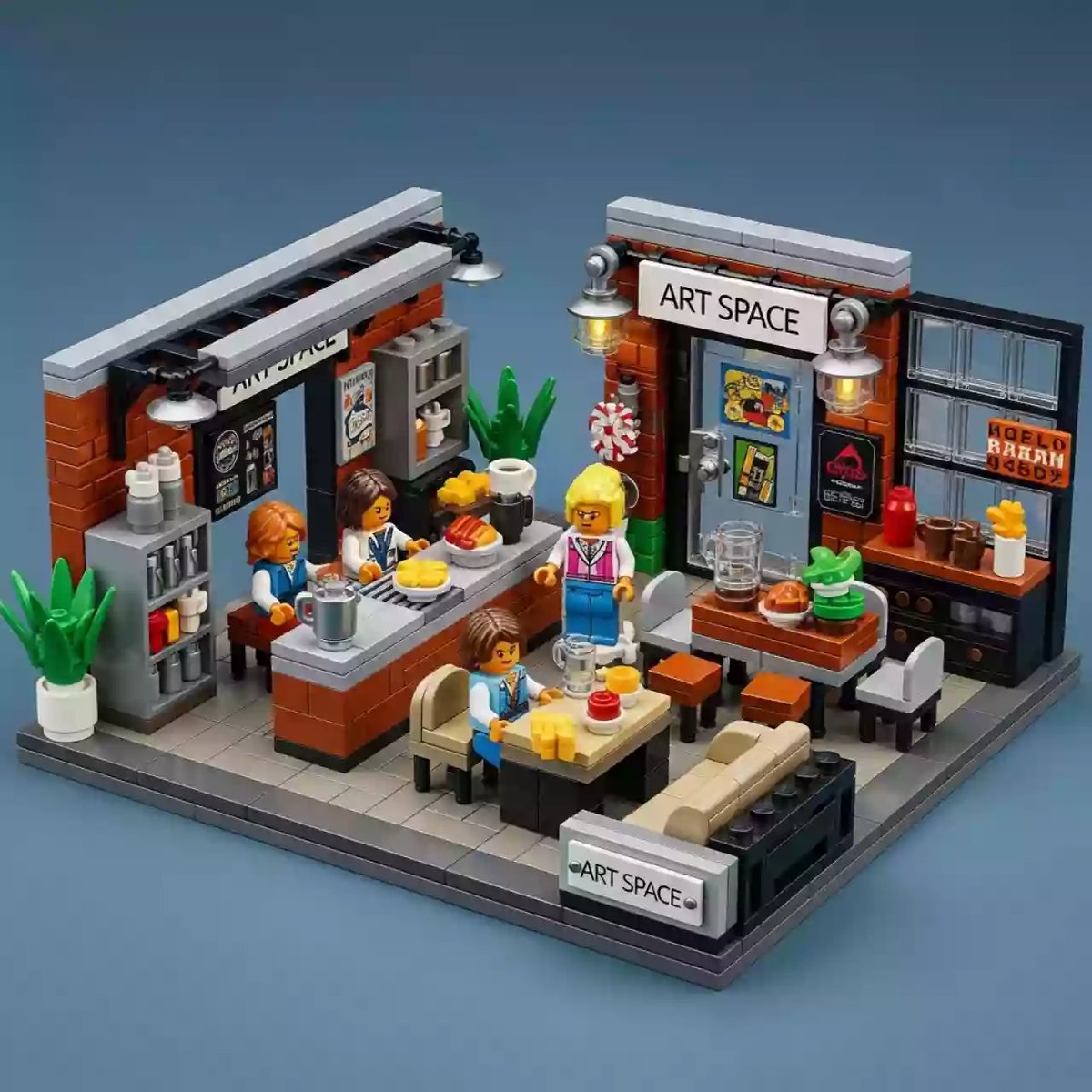 Аренда Набор Lego Cafe базовый в пляжном клубе Del Mar — ART SPACE