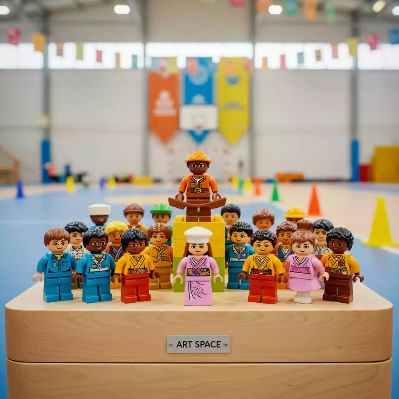 Аренда Набор Lego Duplo люди мира в зале «Чайка» (Морпорт) — ART SPACE