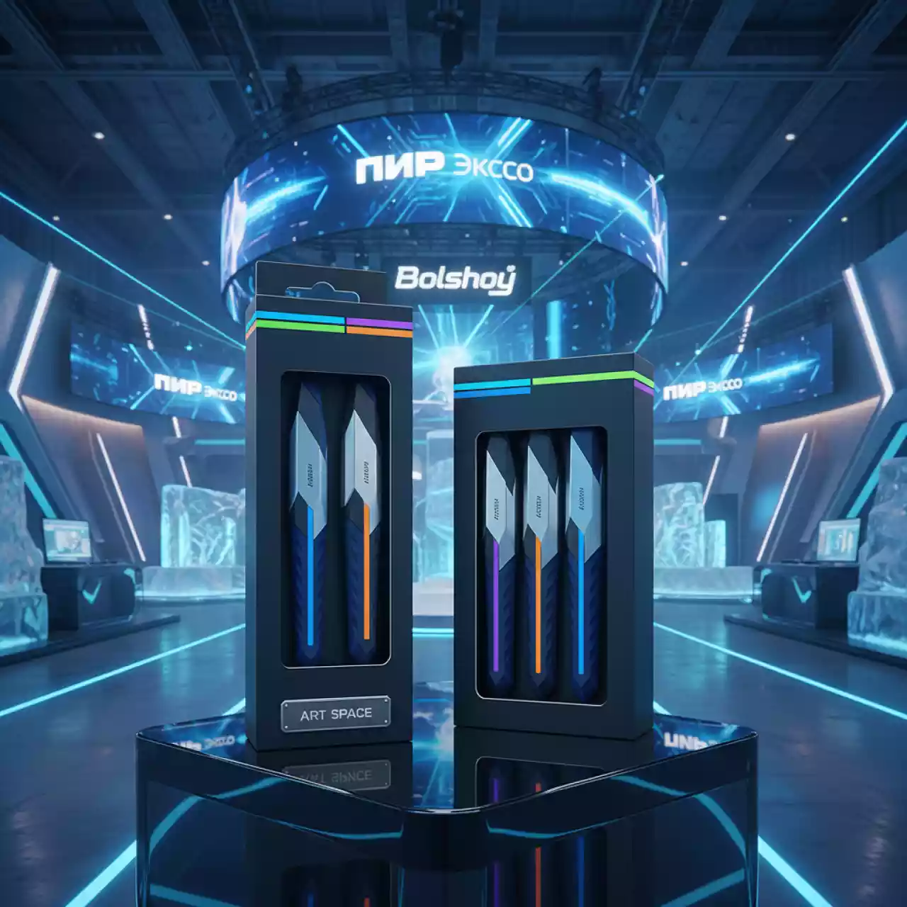 Аренда Набор маркеров для флипчарта AS117 в ледовом дворце «Большой» — ART SPACE