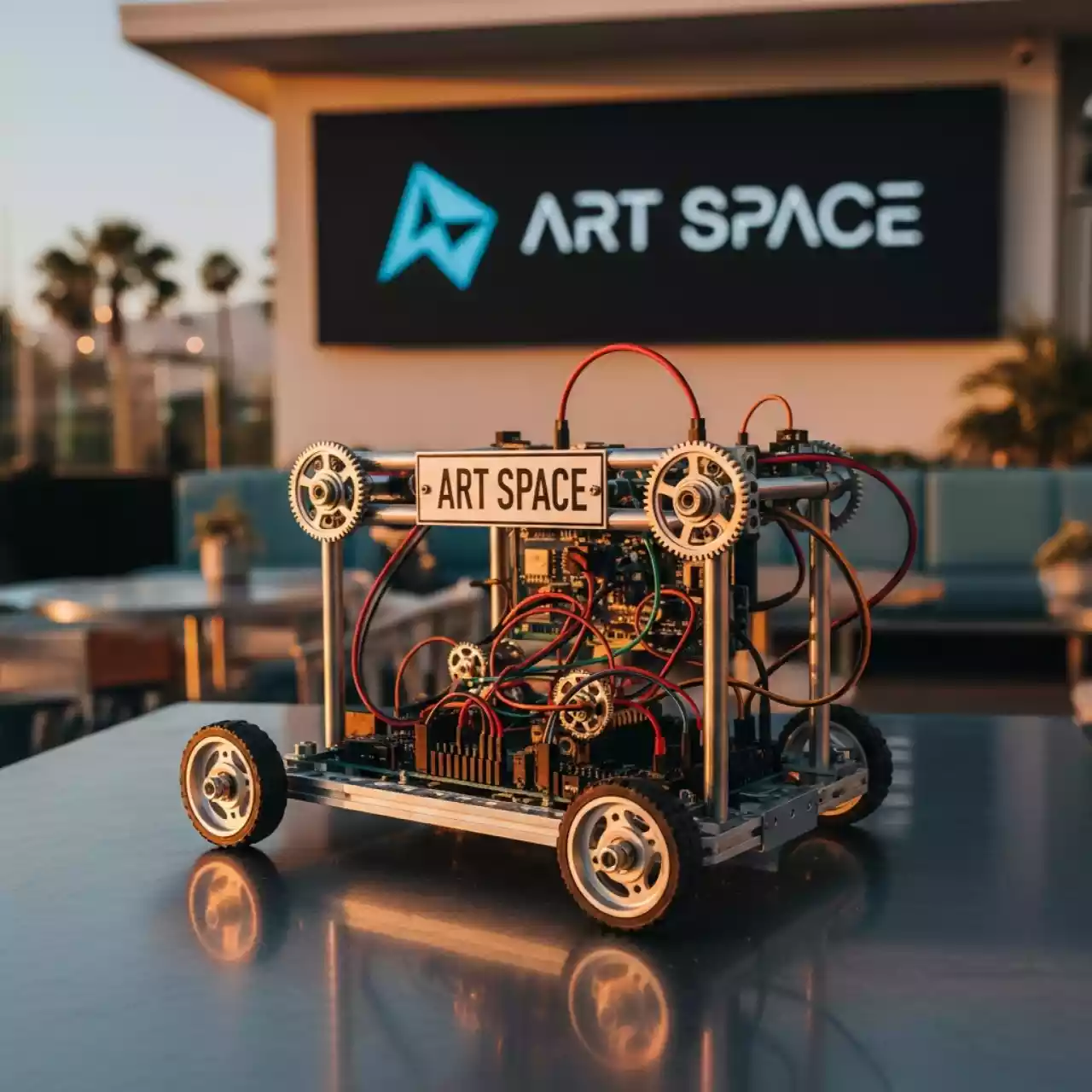 Аренда Набор переходный от расширенного к расширенному "Робот" второй уровень Эвольвектор в пляжном клубе Del Mar — ART SPACE