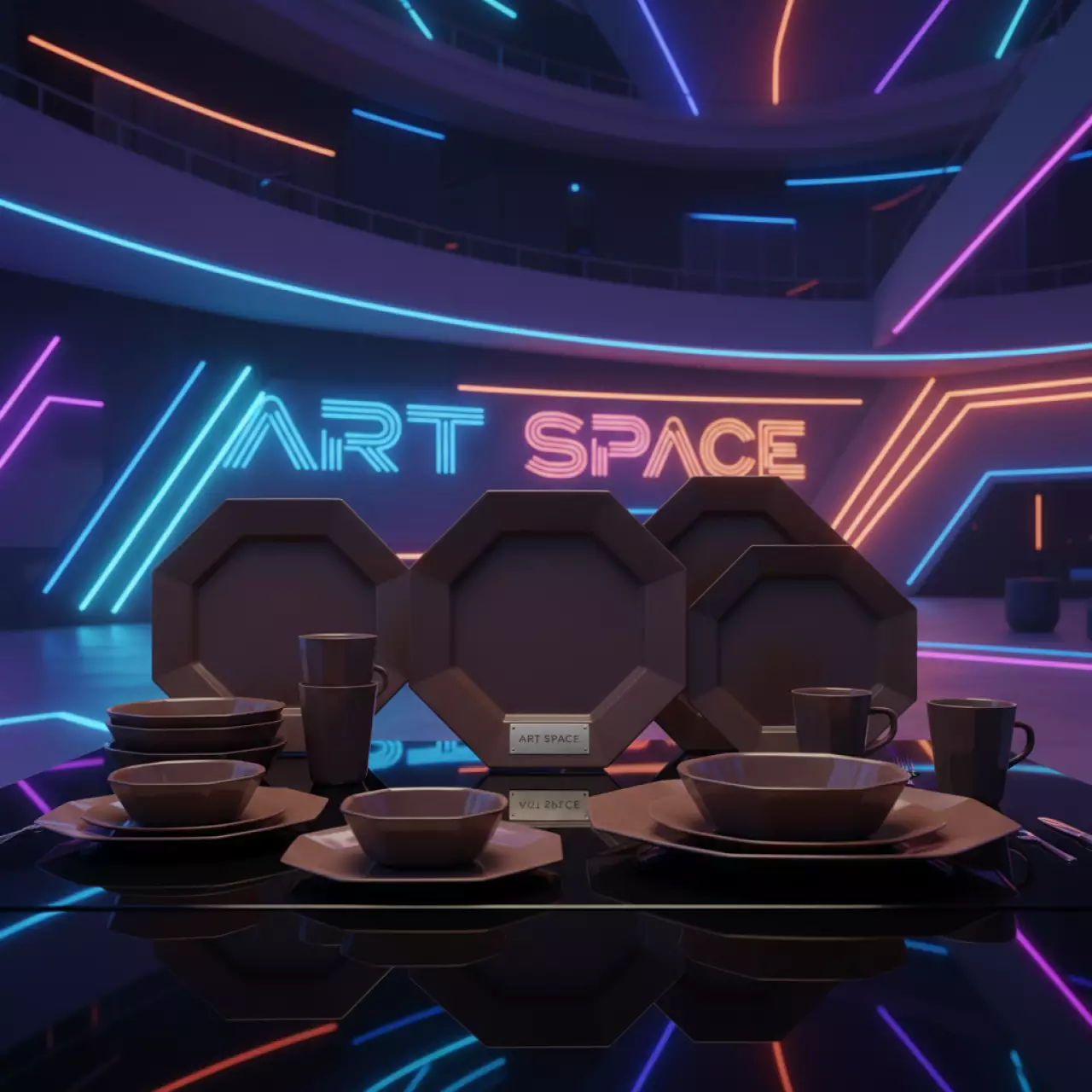 Аренда Набор RCR10T1 11 предметов коричневый в VK Stadium Sirius — ART SPACE