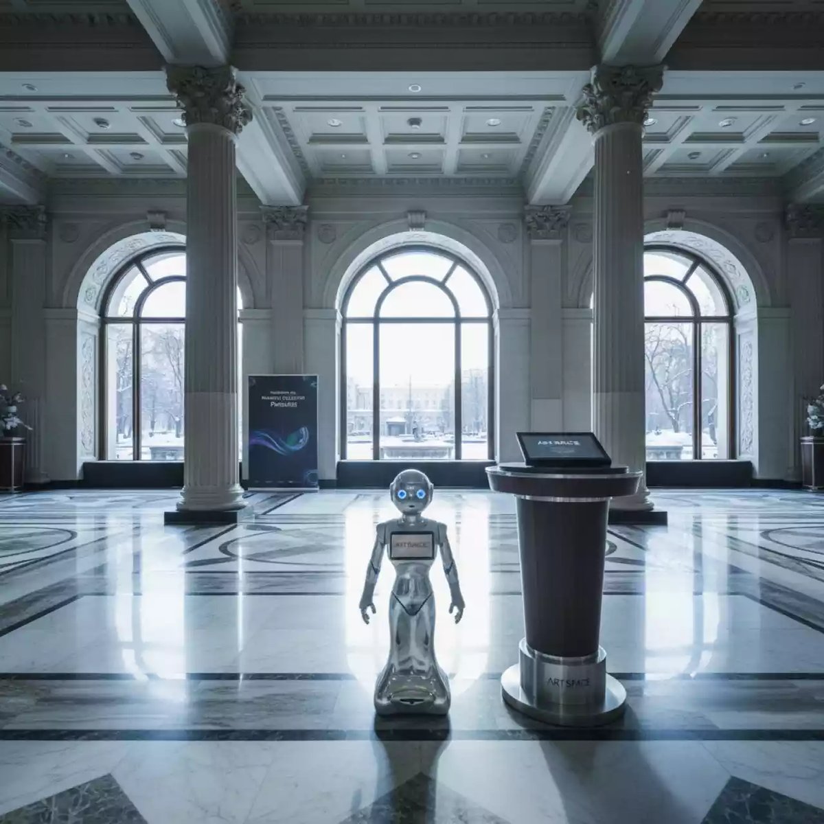 Аренда Набор робототехнический образовательный ROBOTIS DARwIn MINI в Radisson Collection Paradise — ART SPACE