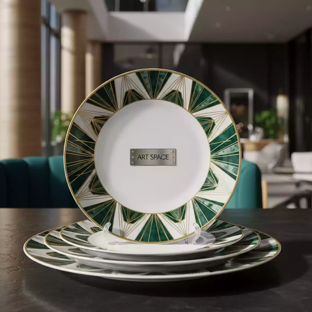 Аренда Набор тарелок "Эрне" 31 27 и 21 см в комплексе Sea Galaxy — ART SPACE